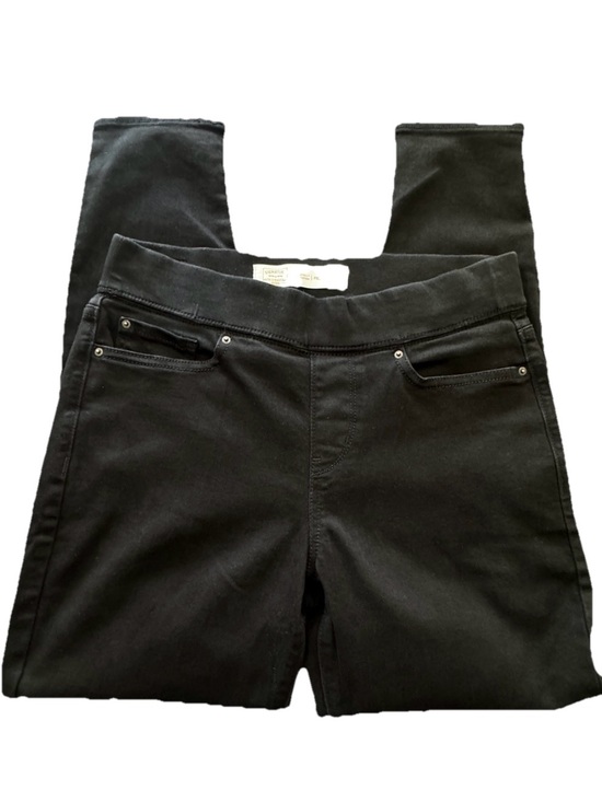 Signature by Levi Strauss Denim - Levi’s Signature Gold Totally Shaping Pull On Skinny Jeans Black 8 Short